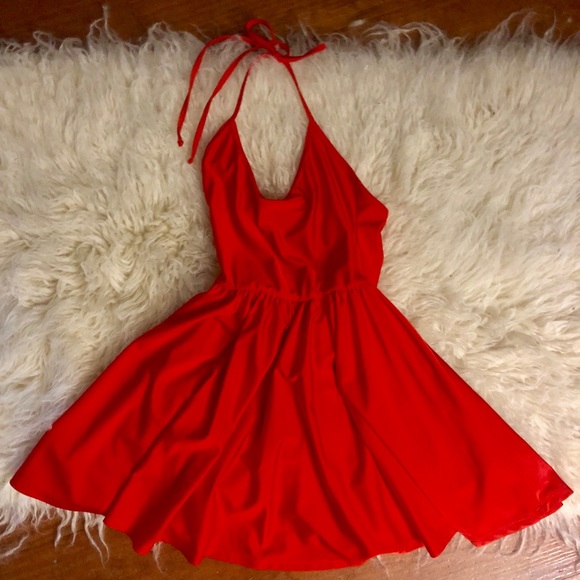 American Apparel Dresses & Skirts - American Apparel Tricot Halter Skater Dress